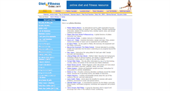 Desktop Screenshot of pilates.dietandfitnesstoday.com