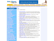 Tablet Screenshot of pilates.dietandfitnesstoday.com