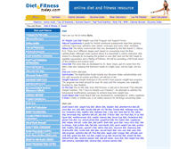 Tablet Screenshot of diet.dietandfitnesstoday.com
