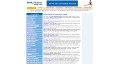 Desktop Screenshot of personal-trainer.dietandfitnesstoday.com